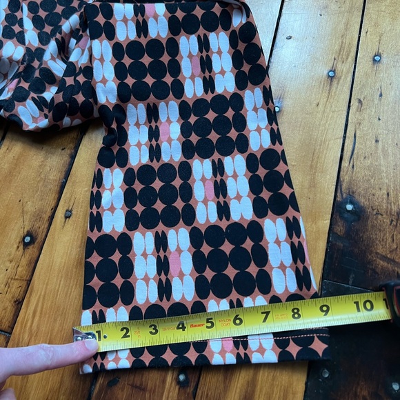 Anthropologie Maeve Women’s Small The Margot Kick Flare Pants Geometric Stretch - Picture 9 of 9